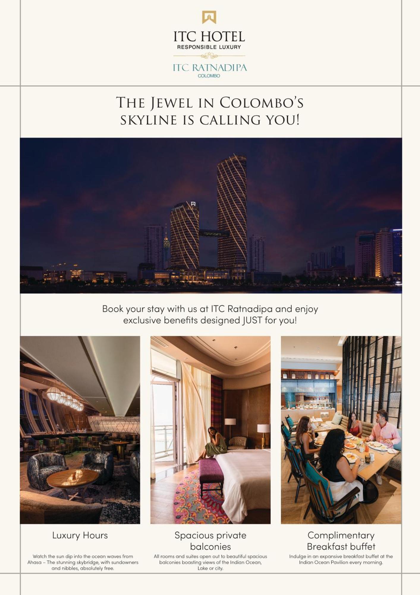 Itc Ratnadipa, A Luxury Collection Hotel, Colombo Eksteriør billede